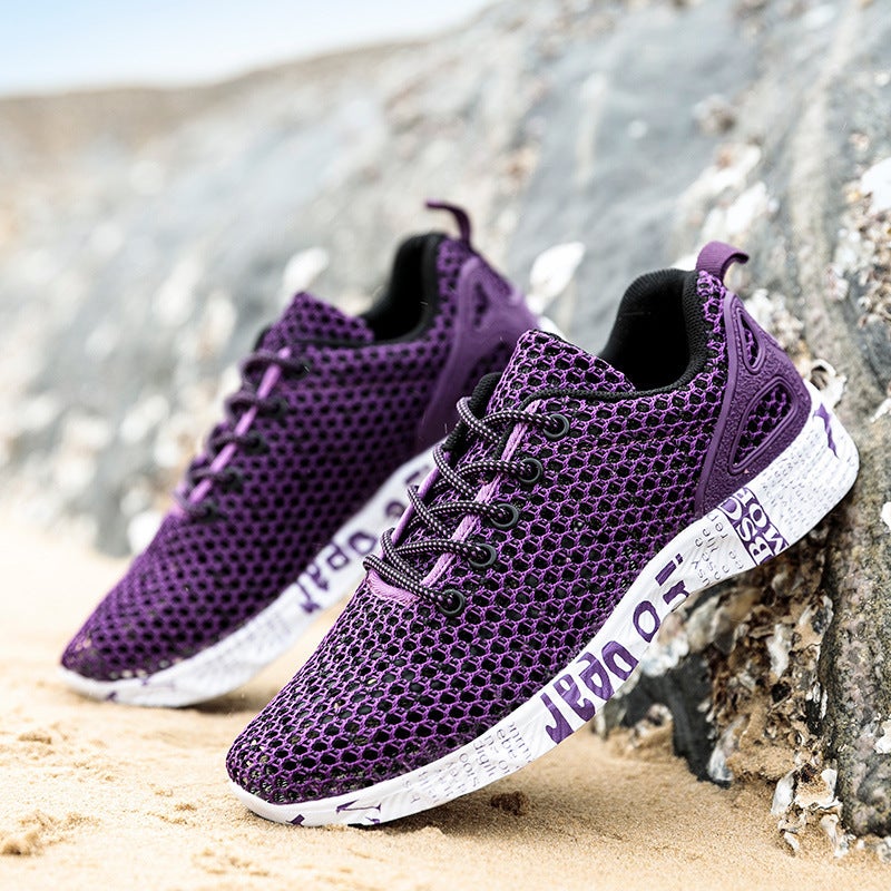 Outdoor Mesh Shoes Men'S And Women'S Breathable Wading Mesh Shoes Soft Sole Sneaker Summer Tracing Hole Shoes Large Size Shoes - Image 5